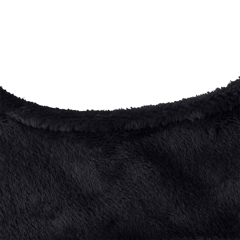 Cat Dog Hammock Helper, Microfiber pet Grooming Hammock Restraint Bag, Pet Bath Towel Drying Towel, Help The Beloved pet to wash, Groom and Trim The Nails (S, Black)