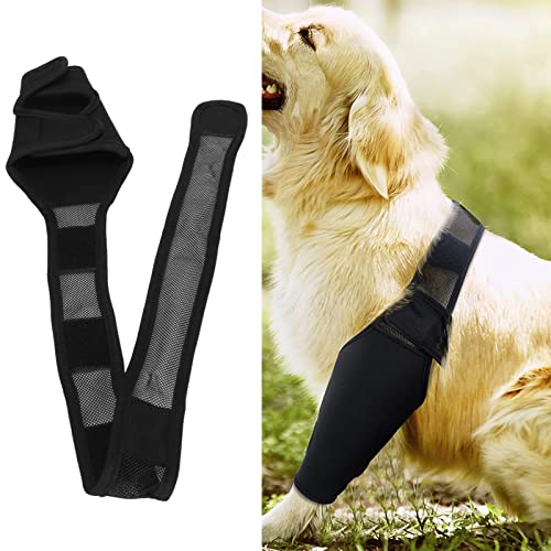 Fabater Dog Elbow Protector, Dog Elbow Brace Protector Pads for Canine Elbow and Shoulder Support, Dog Knee Leg Sleeve for Dysplasia, Arthritis, Pressure Sores, Shoulder Dislocation (M) M