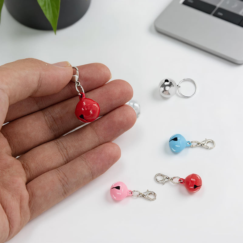 MVVM 40 Pack Pet Bells for Dog Cat, Colourful Dog Cat Collar Bell Pendant Accessories for Kitty Puppy Pet - PawsPlanet Australia