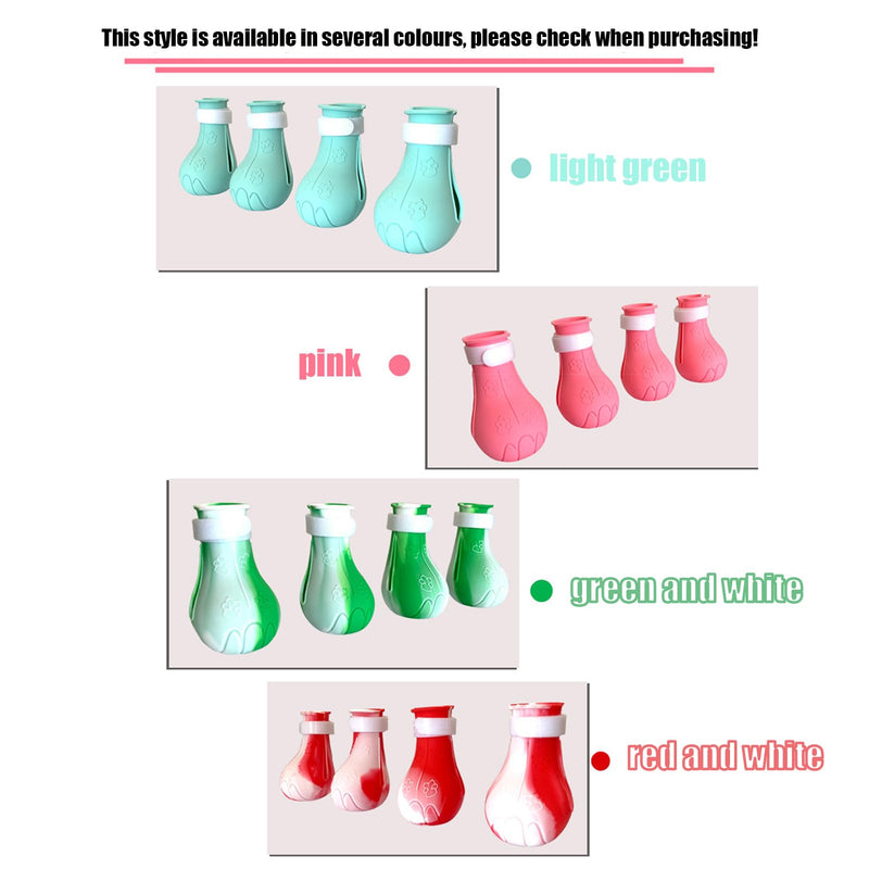Cat Boots for Cats Only, Adjustable Cat Bathing Gloves,Silicone Cat Claw Covers for Kitten Grooming, Nail Clipping, Nursing Rehabilitation ，Hair Removal(Suitable for Cats 4lbs and Over) C Mixed Colours - C - PawsPlanet Australia