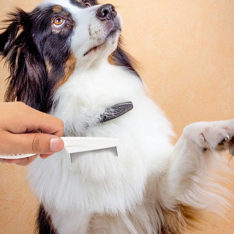 Flea Comb for Dogs - Safe and Effective, Non-Slip Handle for Grooming, Available in Large and Small Sizes - PawsPlanet Australia