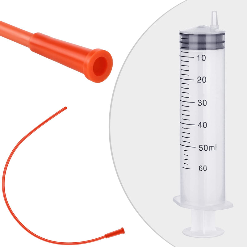 10 Pack Puppy Kitten Feeding Tube Kit Include 5 Pack 8 FR Red Rubber Puppy Feeding Tube and 5 Pack Clear Kitten Feeding Syringe 5 ML 10 ML 20 ML 30 ML 60 ML for Feeding Goat Kitten Puppy Small Animals - PawsPlanet Australia