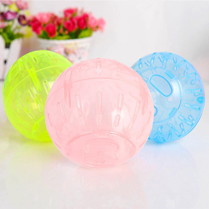 1Pc Transparent Small Pets Exercise Ball Dwarf Hamster Mute Running Spinner Play Toy for Junior Hedgehog Gerbil Hamster Exercise Ball,Small Animals Supplies - PawsPlanet Australia