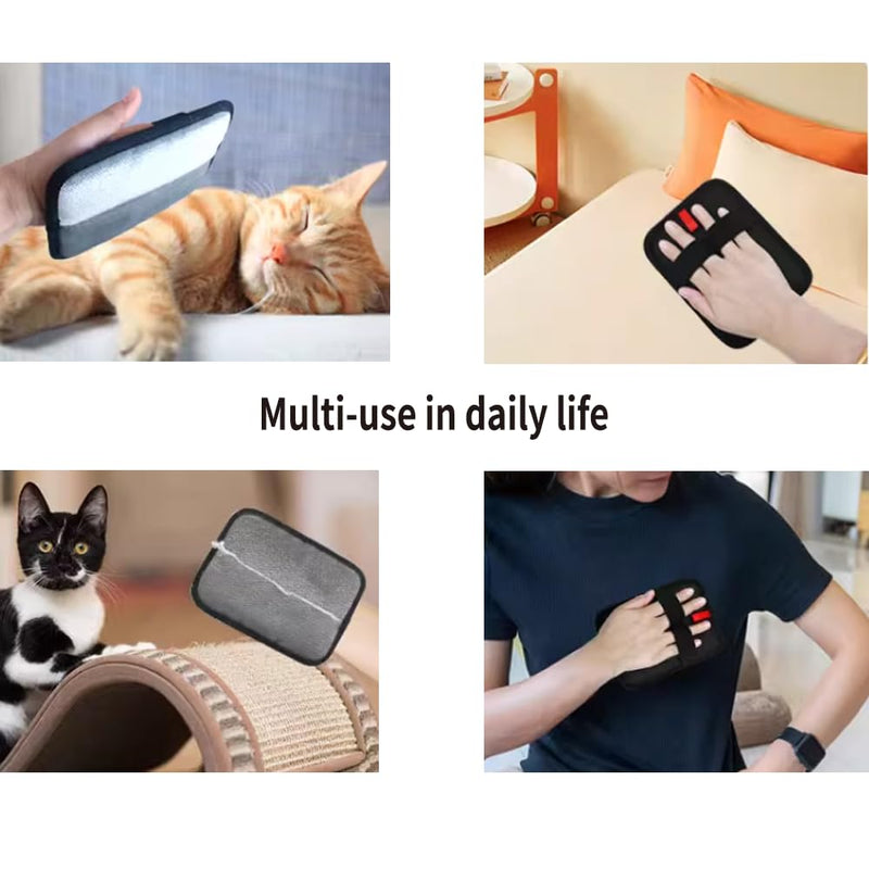 2-in-1 Pet Nail Cat Dog Clpipper Kit, Electrostatic Gloves & Nail Clipper Grooming Set for Dogs & Cats -Removes Hair from Furniture, Car Seats, Carpets & Curtains. - PawsPlanet Australia