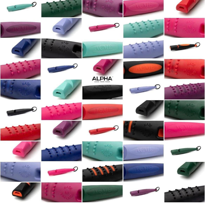 ACME Alpha 211.5 Professional Dog Training Whistle with Enhanced Ergonomic Grip. BPA-Free Plastic. 110 dBA. Long Range. Standardized Frequency. Weatherproof. Made in The UK (Violet Purple) Violet Purple