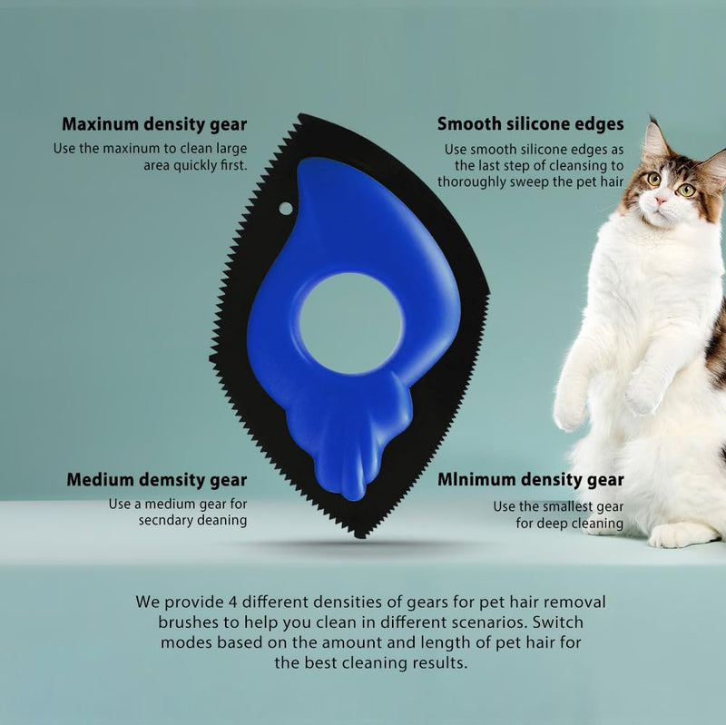 Pet-Pristine Pet Hair Remover Roller and Mini Detailer Combo Pack - Effortless Cats and Dogs Reusable Hair Removal for Couches, Beds, Carpets, Furniture - PawsPlanet Australia