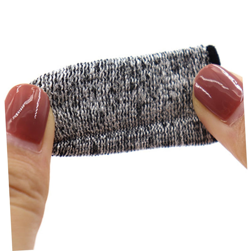 WOONEKY 4 Pairs Pet Dental Care Finger Cots Black Gentle Against Plaque and Bad Breath Reusable Protective Pet Oral Cleaning Supplies for Dogs and Cats