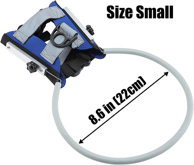 Ring Harness for Blind Dog, Lightweight Blind Ring for Pets, Blind Dog Bumper, Bump Guard for Blind Dogs Upgrade Blue Small Small: Recommand Weight 8.8-22 lbs (4-10kg) UpgradeBlue