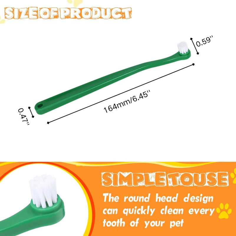 2 Pcs Pet Toothbrush for Hedgehog Small Animal Toothbrush Mini Head Soft Bristles Gentle Pet Toothbrush for Small Pets Dental Care Hedgehog Supplies Hedgehog Grooming Accessories (2 Pack) 2 Pack - PawsPlanet Australia
