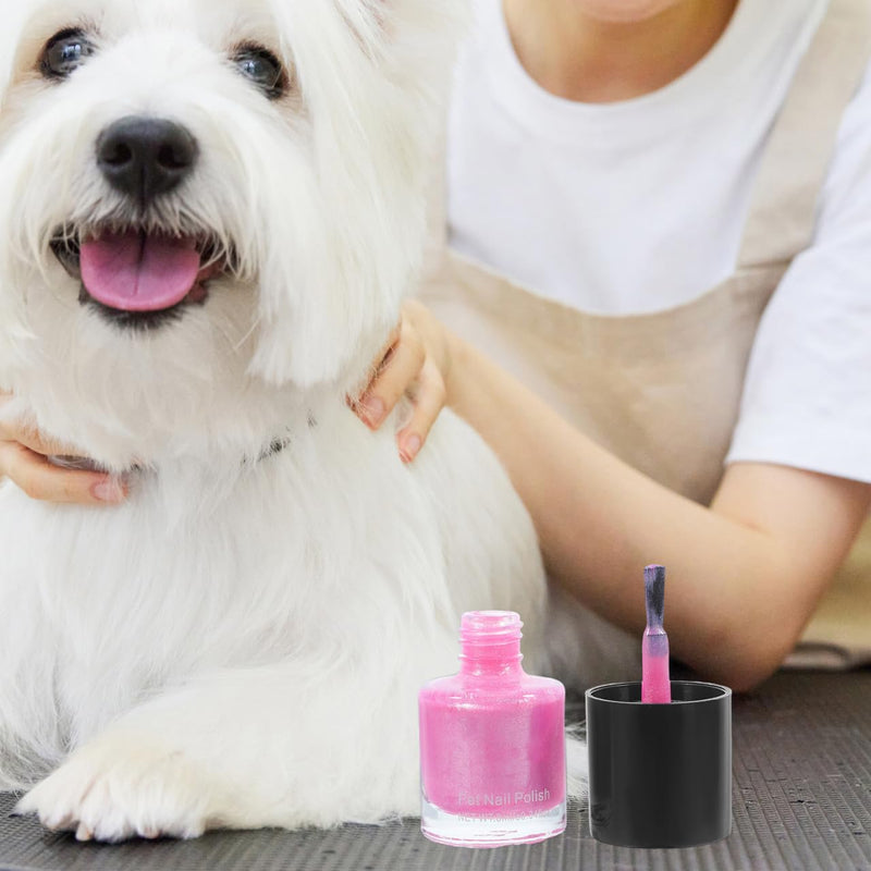 Dog Nail Polish Quick Dry Pet Nails Polish Set 6 Pcs Water-Based Healthy Paw Grooming Pet Dye Kit for All Pets - PawsPlanet Australia