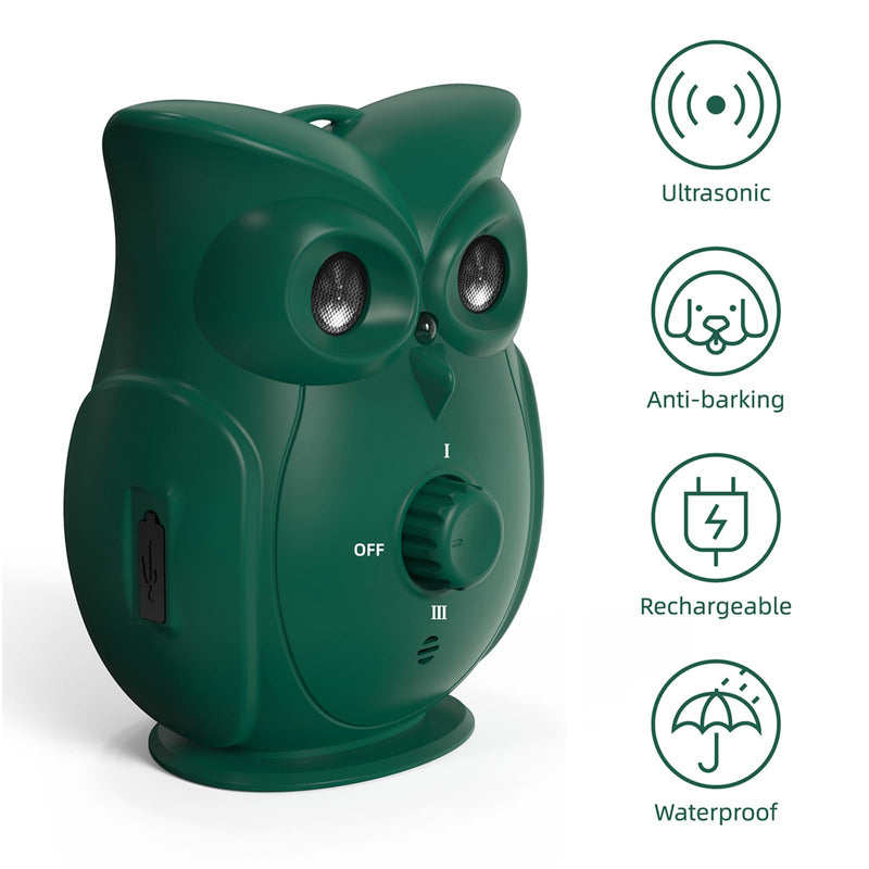 QHZ Rechargeable Ultrasonic Bark Box Dogs Barking Deterrent Devices with 3 Modes Up to 50 Ft, Dog Bark Deterrent Devices for Own or Neighbors Dog Ultrasonic Dog Training Device - PawsPlanet Australia