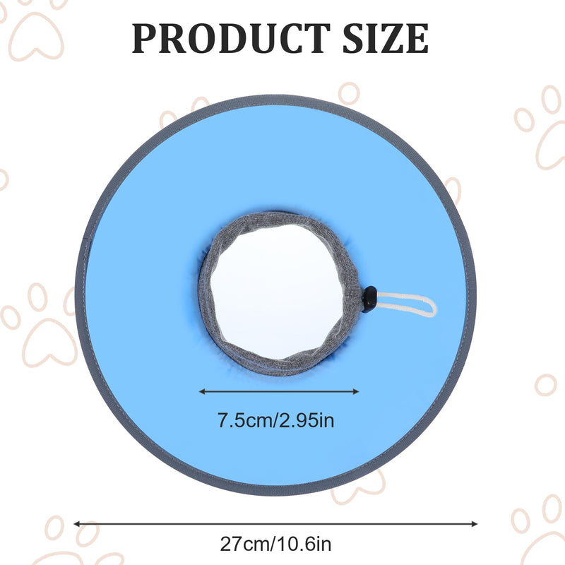 Cat Cone Collar Soft, Cat Recovery Collar to Stop Licking, Waterproof Cat Donut Collar, Adjustable Cat Collar for Cats Kittens After Surgery, Cat Surgery Collar (Light Blue) - PawsPlanet Australia