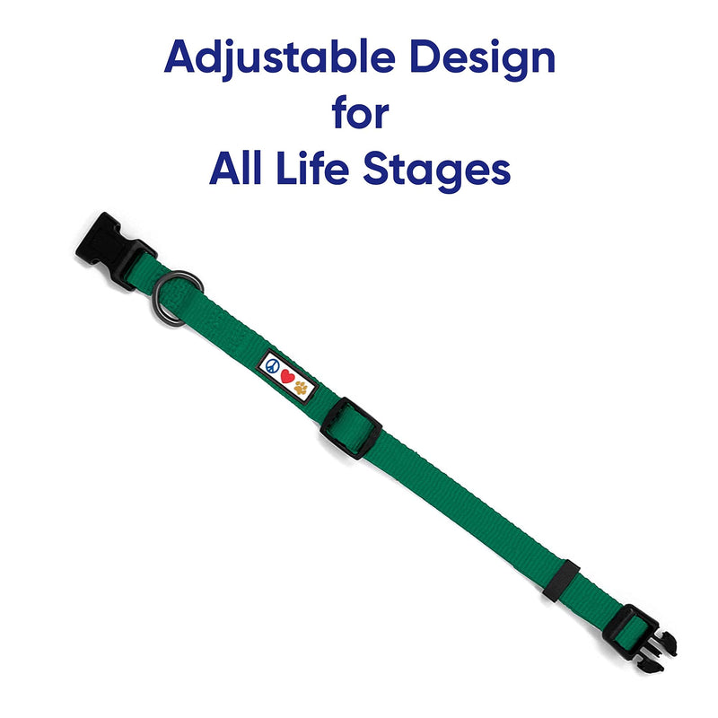 Pawtitas Value Bundle Set | Small Step in Dog Harness + Small Dog Collar + Extra Small/Small 6ft Dog Leash - Lush Green Set - PawsPlanet Australia