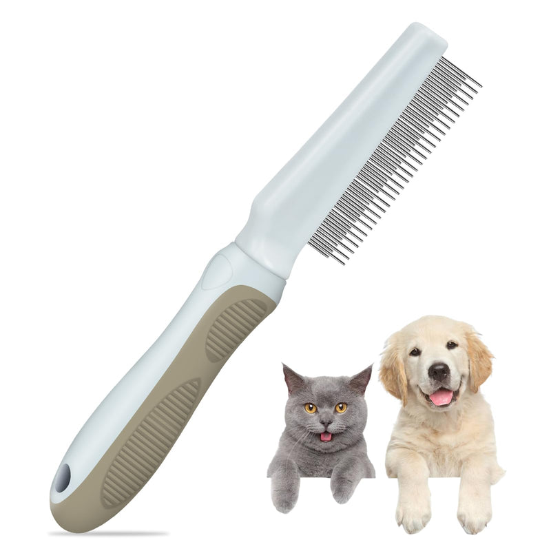ROPO 2pcs dog brush & 2in1 pet grooming comb for dogs and cats - PawsPlanet Australia