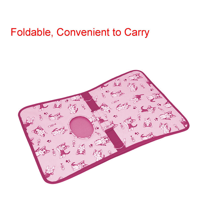 Pet Carrier with Shoulder Strap, 14 Inch x 9.4 Inch x 7 Inch Foldable Pink Breathable High Strength Oxford for Less Than 4.4 Pound Dog and Cat (Small) Small