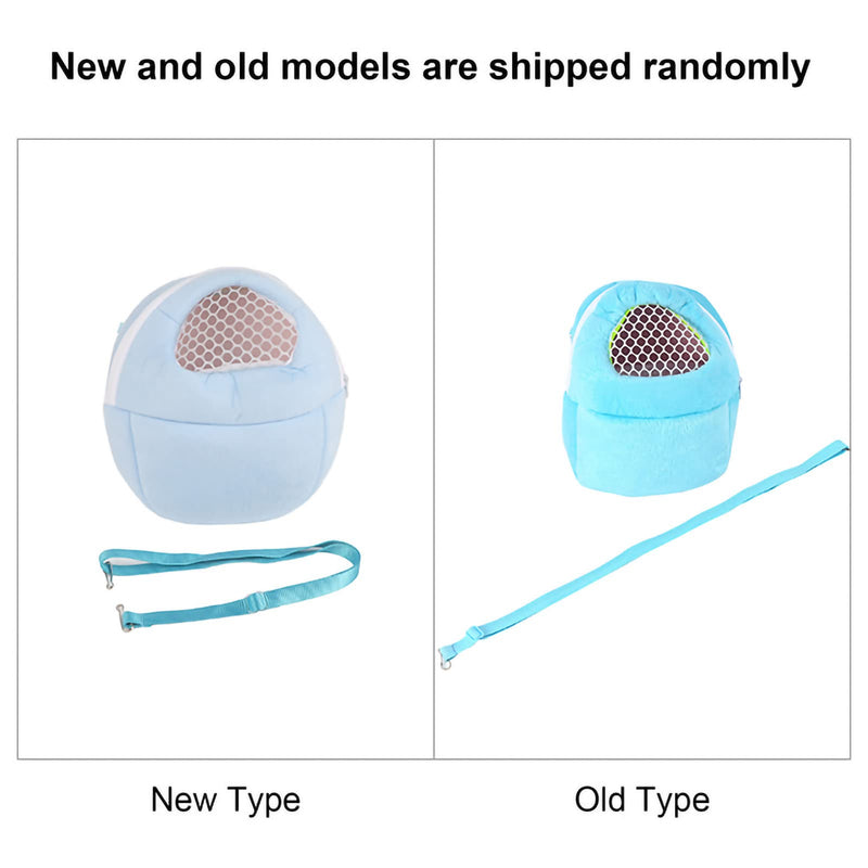 Tbest Hedgehog Pet Carrier Bag, Hedgehog Hamster Rat Pet Sling Carrier Backpack Hedgehog Chinchilla Ferret Slee Outdoor Traveling Bag Handbags Backpack (Blue) Guinea Pig Clothes ferret accessories fe Blue - PawsPlanet Australia