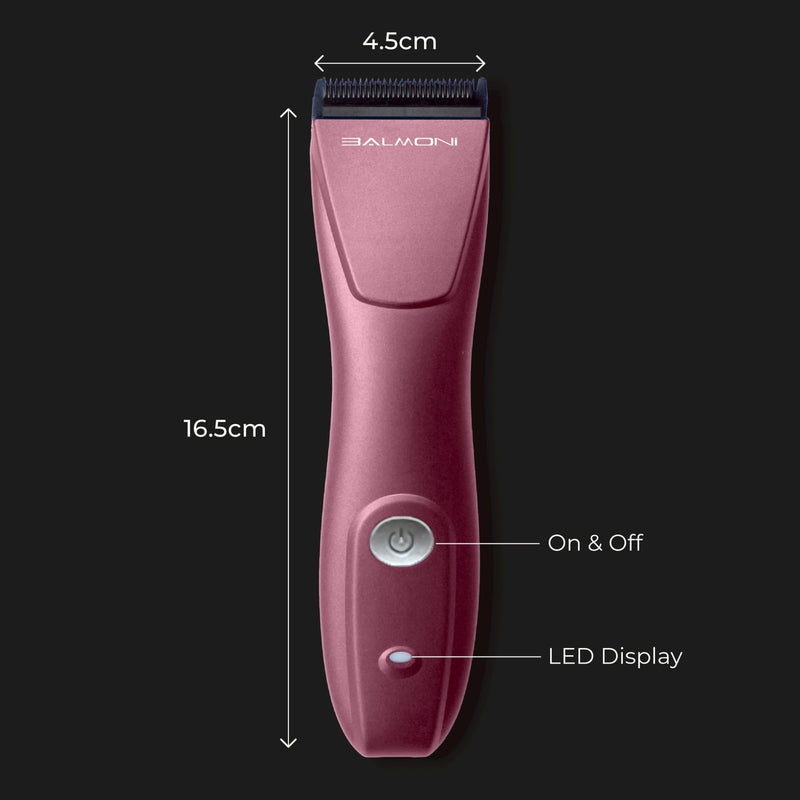 Professional 5-in-1 Cordless Pet Grooming Clipper for Dogs & Cats – Quiet High-Torque Metal Blade Trimmer, Adjustable Length – Metallic Blue (Combs Bundle-Metallic Pink) Combs Bundle-metallic Pink