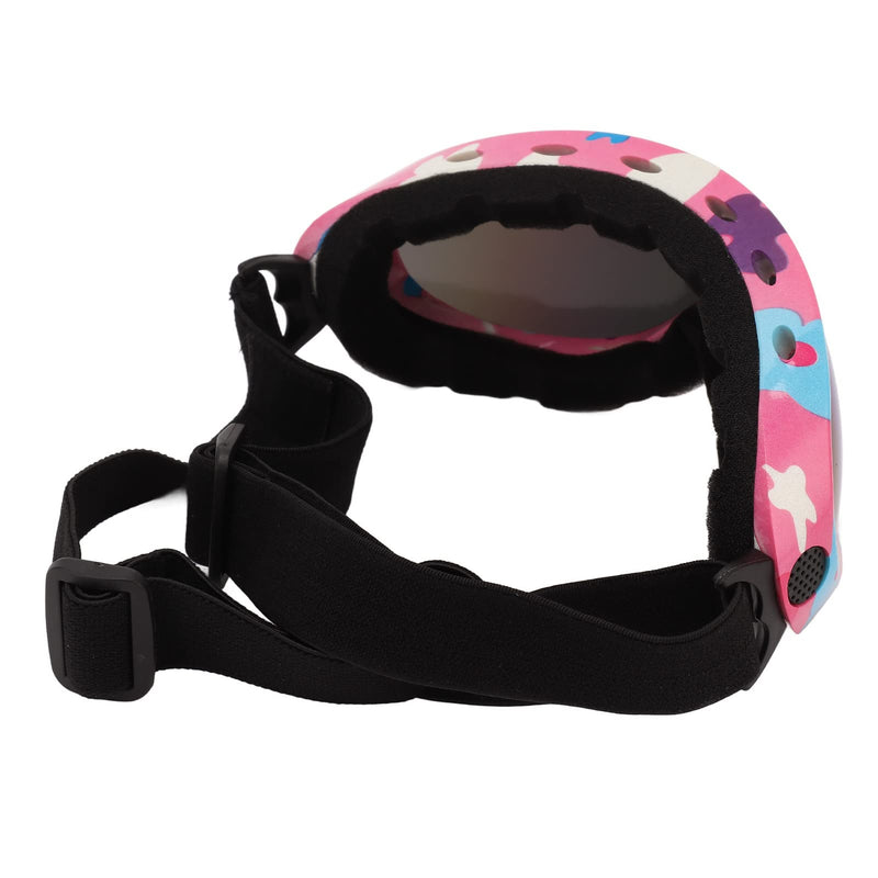 Dog Sunglasses, Dog Goggles Pet Glasses Eye UV Protection Winproof for Dogs Eyes Protection Red Lens White Purple Frame - PawsPlanet Australia