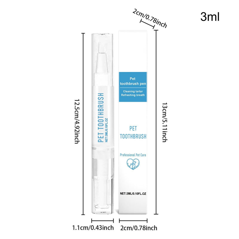 Cat Cleaning Pen, Puppy Tooth Cleaning Pen, Ergonomic Toothbrush Pen for Pets, Mouth Restoration, Whitening Gel, Pet Teeth Cleaning Pen
