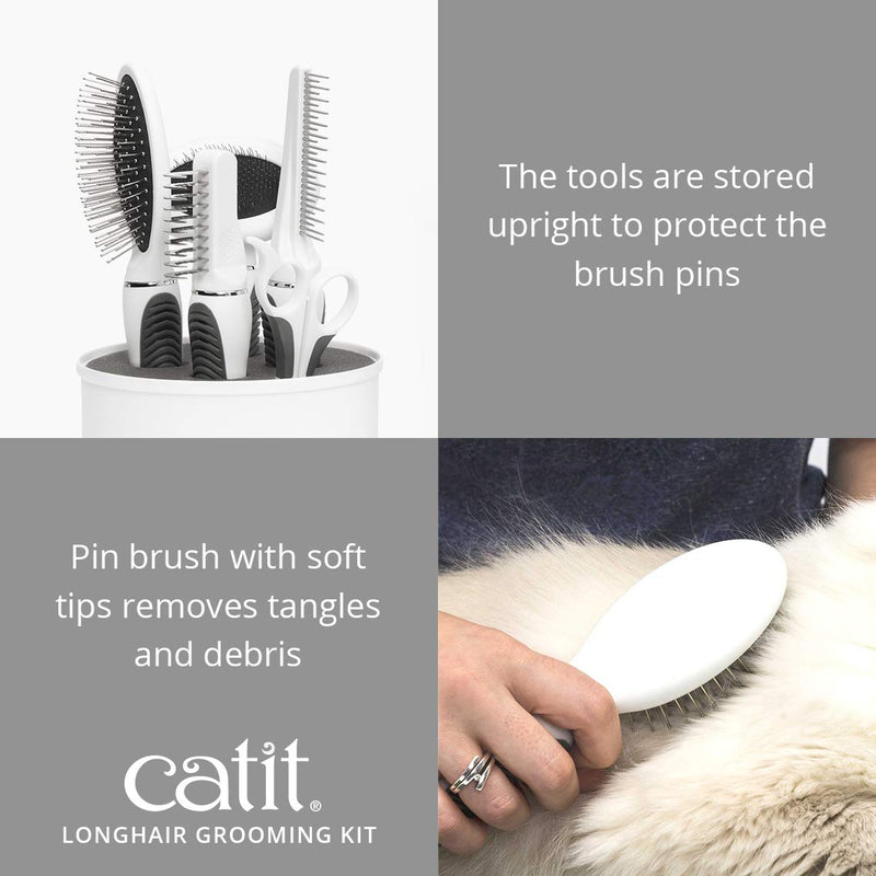 Catit 2.0 Longhair Grooming Kit Long hair - PawsPlanet Australia