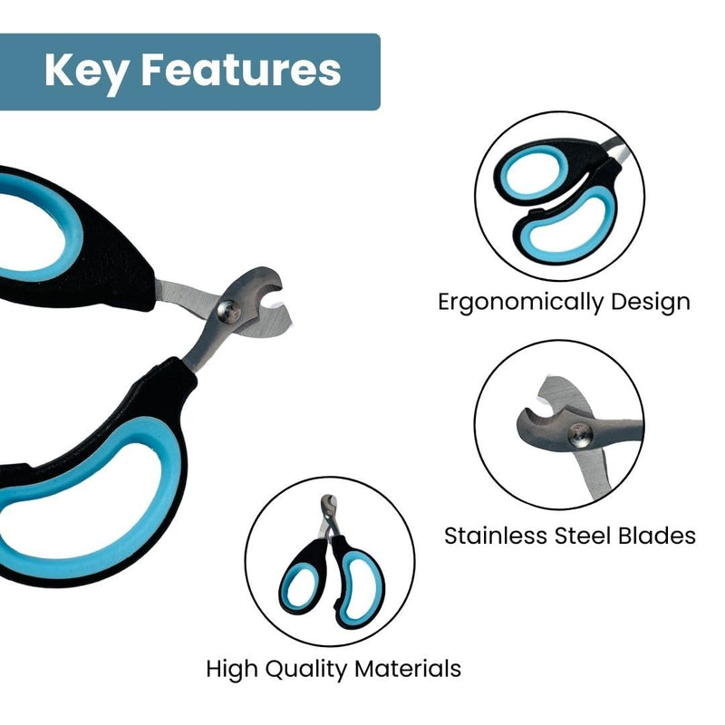 Dog Nail Scissor Clippers for Small Pets | Kitten Nail Clipper & Trimmer for Cats & Puppies - PawsPlanet Australia