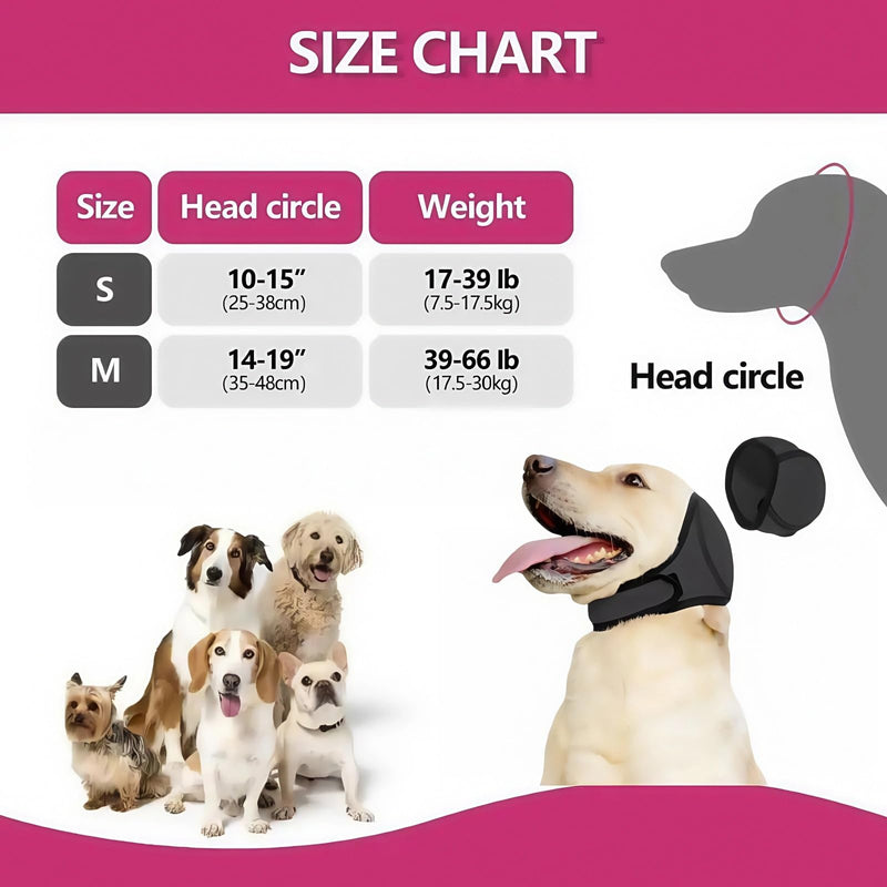 Dog Swim Ear Covers,Waterproof Adjustable Pet Shower Wrap,Dog Ear Covers for Grooming,Do/g E/ar Protectors,D/og Ea/r Muffs,Ear Defenders for Pet,Pet Headband,D/og Ea/r Co/vers for Noise(Gray S) 1 Grey，S