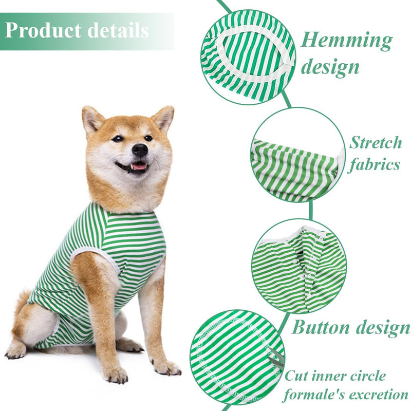 Dog Bodysuit After Surgery Castration Wound Protection Suits for Dogs, Dog Onesie, Breathable, Anti-Licking, Wound Protection, Professional Pet Recovery Suit Dog Medical Shirt