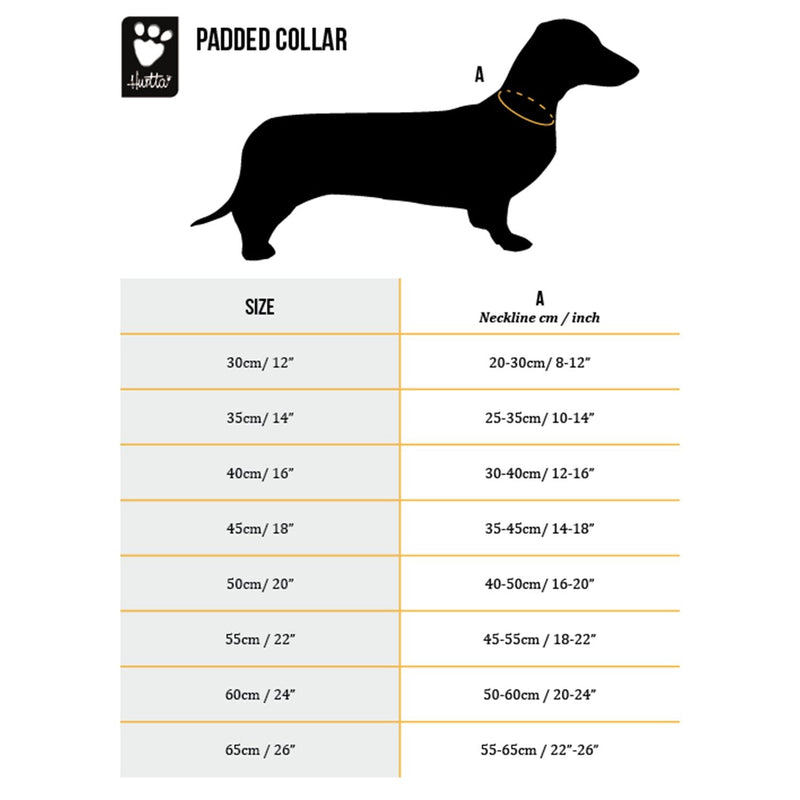 Hurtta Casual Padded Dog Collar, Lingon, 16-20 in 16-20" - PawsPlanet Australia