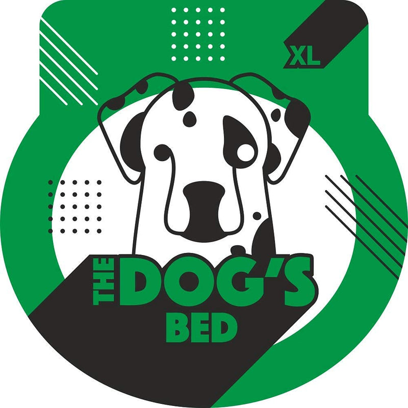 The Dog's Bed Replacement Outer Cover ONLY (Outer Cover ONLY - NO Bed, NO Waterproof Inner) for The Dog's Bed, Washable Oxford Fabric, Extra Large 6 Inches (Grey with Black Piping) Grey with Black Trim XL Spare Cover (6" Deep) - PawsPlanet Australia