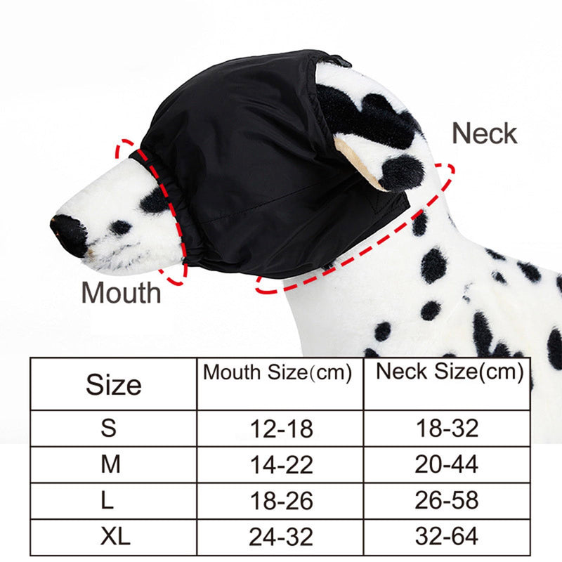 Dog Care Head vetch Soft Pet Eye Cover for Anxiety Reduction Soothing Supply Bath Roots Drying Tool Pet Stress Relief