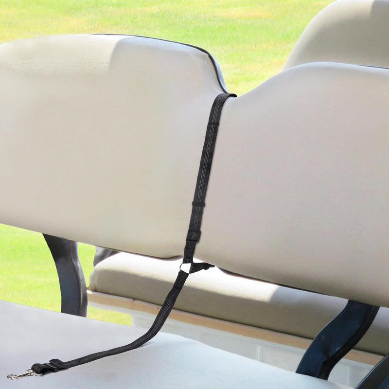 Doggie Seat Leash for Golf Cart, Golf Cart Dog Seat Harness Belt, Stop Dogs Golf Cart Accident by Keeping Dogs from Jumping Off - PawsPlanet Australia