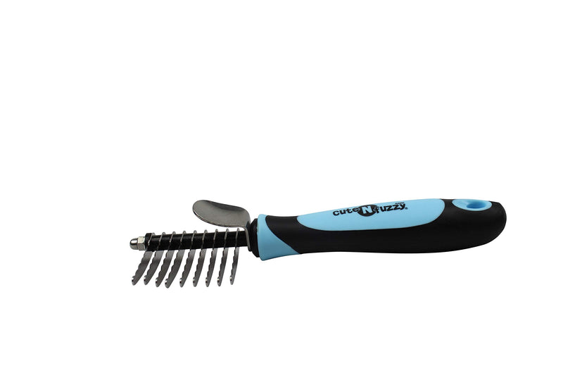 Pet Dematting Comb, Blue - PawsPlanet Australia