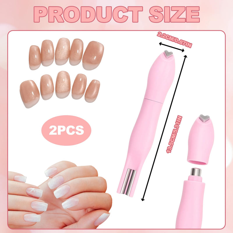 Cat Eye Magnet for Nails 2 Pack: 3-in-1 Nail Art Tool with Cat Eye Magnet, Nail Magnet, and Cateye Magnet for Nails for DIY and Professional Manicure - PawsPlanet Australia