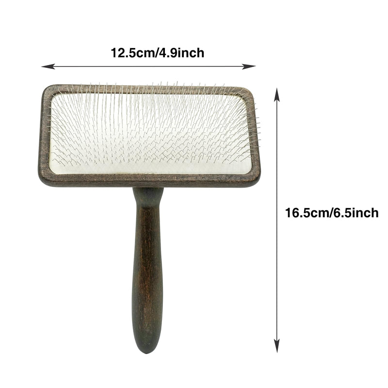 Dog Slicker Brush, Large Dog Brush, Professional Doodles Brush, for Poodles, Goldendoodles and Labradoodles, Easy to Remove Tangles, Mats and Fluff - PawsPlanet Australia