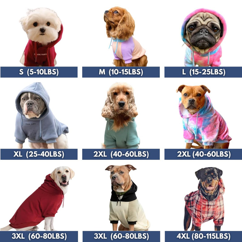 Spark Paws Dog Hoodie - Premium Quality, Buttery Soft, Superior Comfort and Fit, Calming Fleece Interior, Suitable for All Breeds - Cyber Punk - 3XL 3XL: 60-80lbs - PawsPlanet Australia
