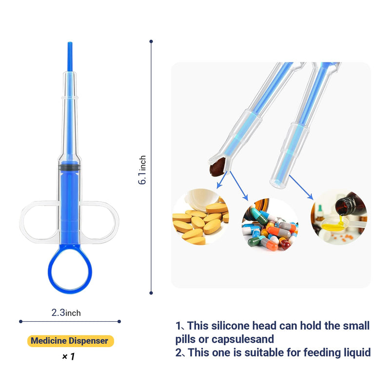 Kitten Bottle Feeding Kit, Pet Bottle, Silicone Nipples, 10 FR Feeding Tube, Pet Pill Shooter, Aspirator Bulb, Small Animal Feeding Supplies, for Tiny Animal, Kitten, Puppy, Rabbit, Squirrels - PawsPlanet Australia