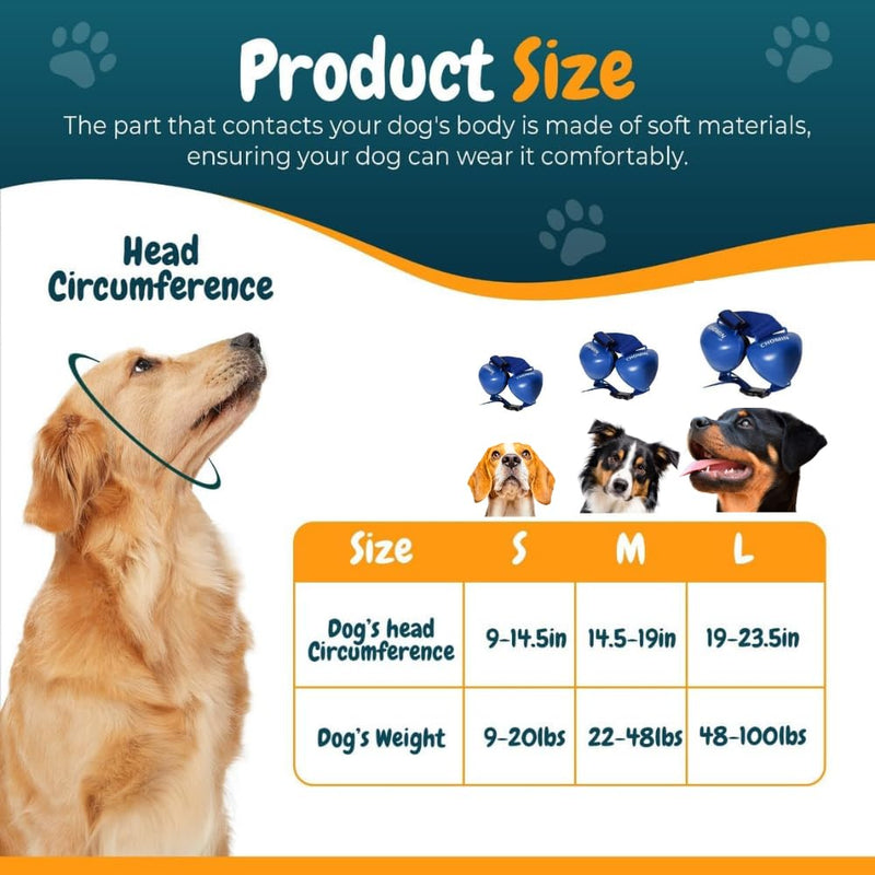 Dog Ear Muffs for Noise Protection, 29dB NRR Dog Earmuffs, Noise Cancelling Headphones for Dogs, Dog Ear Plugs for Hearing Protection from Thunder, Vacuums, Fireworks (Black, Medium) Black - PawsPlanet Australia