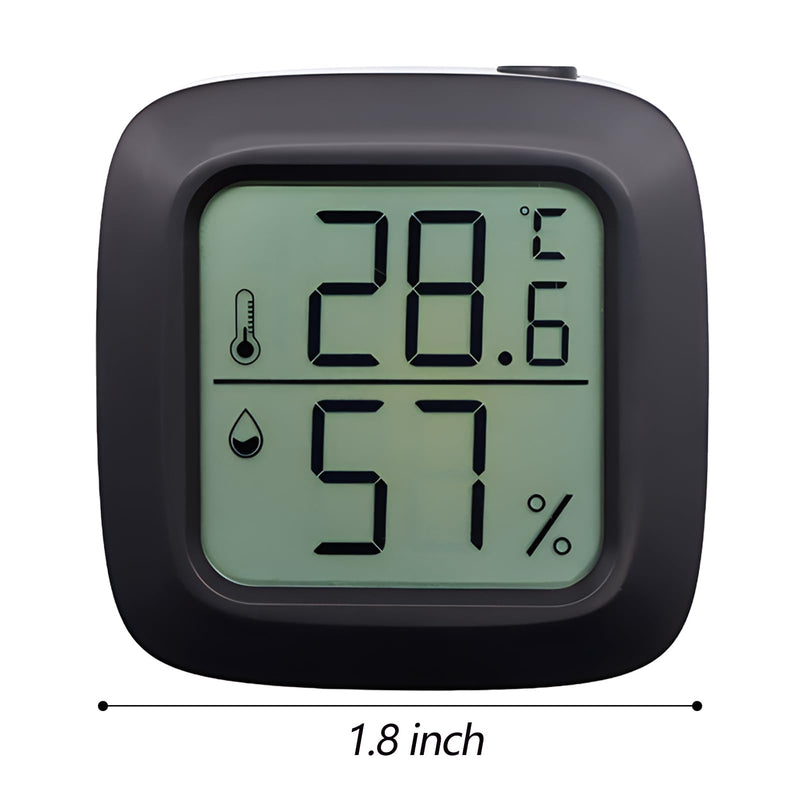 Reptile Thermometer Hygrometer Digital Display Reptile Terrarium Thermometer Mini Reptile Thermometer and Humidity Gauge Reptile Tank Thermometer Hygrometer for Reptiles and Amphibians