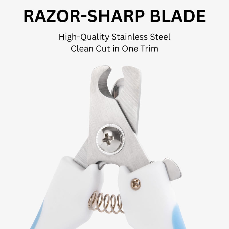 AIXINPET Dog & Cat Nail Clippers and Trimmers - with Free Nail File, Protective Guard to Avoid Over Cutting, Extra Sharp Blade - Suitable for Small to Large Dogs, Puppies, Birds and Rabbits (Large) - PawsPlanet Australia
