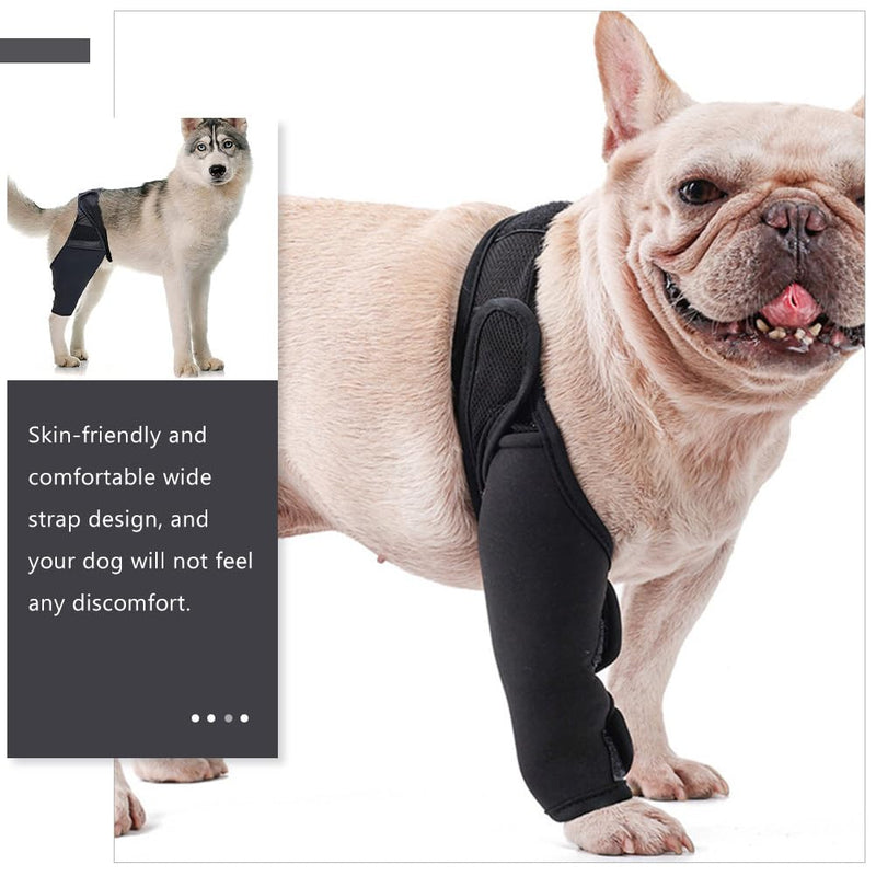 balacoo Dog Leg Brace Adjustable Neoprene Sleeve for Foreleg and Hindleg Support with Breathable Mesh for Injury Recovery and Improved Circulation Suitable for Puppies and Senior Dogs