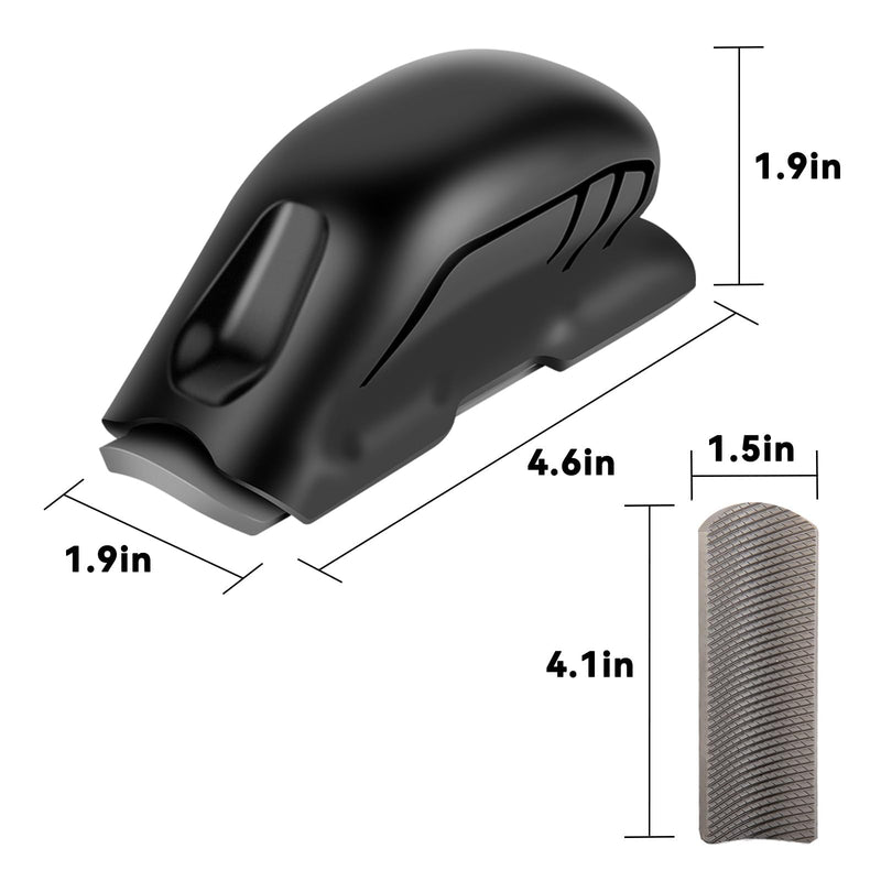 Farrier Hoof Rasp File Arc Shape Ergonomic Handle Hoof Trimming Tool with Fine Teeth Option for Repairing Pony, Goat, Horse, Pig, and Other Animal Hooves Coarse & Fine Teeth - PawsPlanet Australia