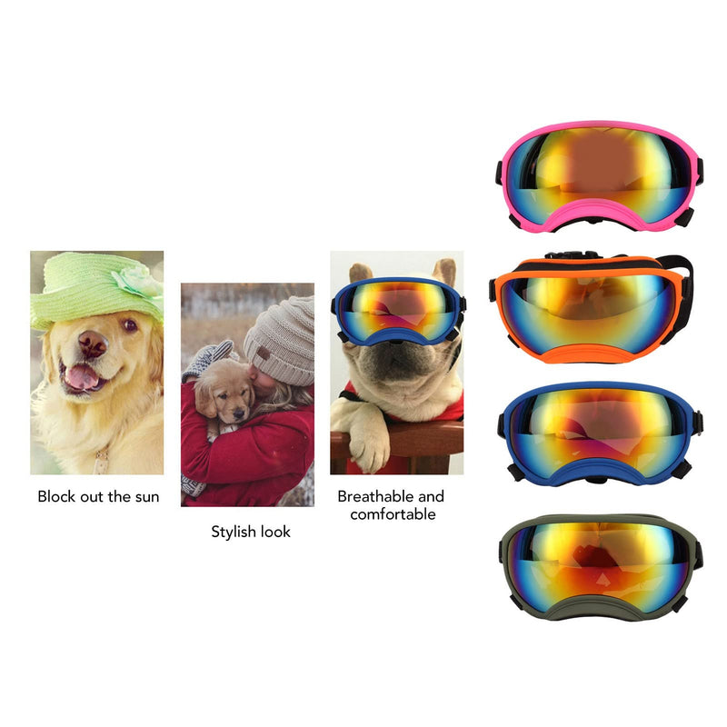 Dog Goggles, Dog Sunglasses, Dog Sunglasses/Goggles UV/Wind/Dust/Fog Protection Pet Glasses Eye Wear with Adjustable Strap Dog Glasses Goggles for Dogs for Medium or Large Dog - PawsPlanet Australia