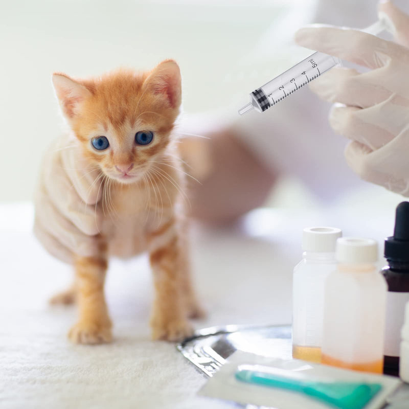 10 Pack Puppy Kitten Feeding Tube Kit Include 5 Pack 8 FR Red Rubber Puppy Feeding Tube and 5 Pack Clear Kitten Feeding Syringe 5 ML 10 ML 20 ML 30 ML 60 ML for Feeding Goat Kitten Puppy Small Animals - PawsPlanet Australia