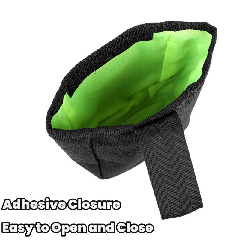 Dog Treat Training Pouch Puppy Doggie Bait Snack Reward Waist Pouch Bag with Clip and Closure Portable Dog Pet Walking Outdoor Food Treat Feeding Carrier Holder for Training Black - PawsPlanet Australia