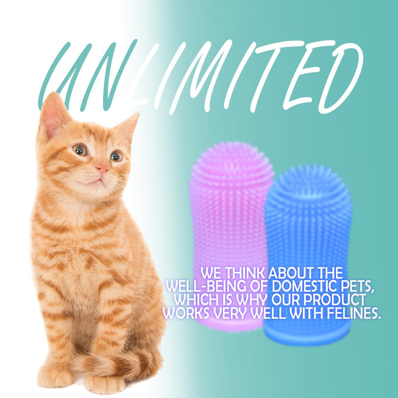Cylindrical dog toothbrush for Dogs–the Easy to Use Dog Tooth Brushing Kit, With of Toothbrush for Dogs you will get the Hygiene, Takes Care of Teeth and Gums, Ideal for Pets of All Ages-2 Pack Blue, Pink 1 Count (Pack of 2) - PawsPlanet Australia