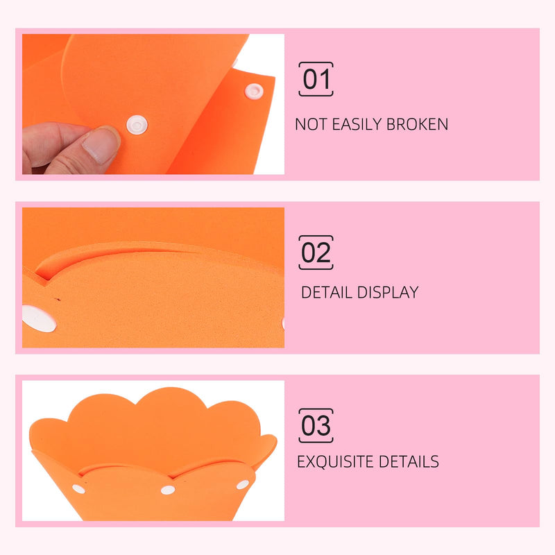 STOBAZA 3-Piece Pet Protective Collar for Cats, Made of EVA with Sunflower Shape, Lightweight Neck Protection Against Scratches and Postoperative Licking Protection for Cats After Surgery