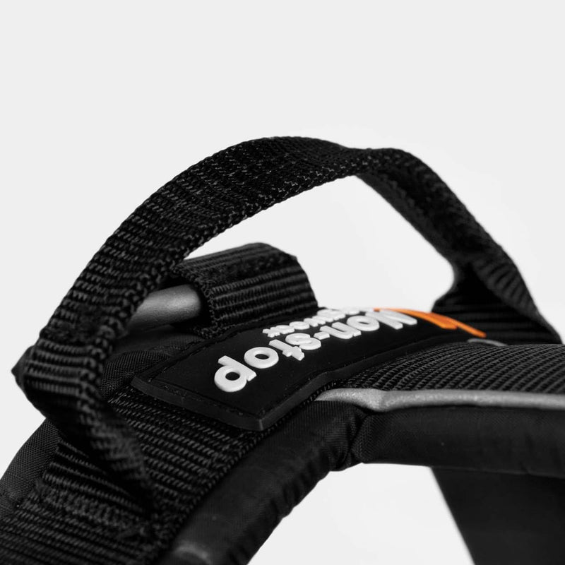 Non-Stop Dogwear Line Harness Grip, Black - 2 - PawsPlanet Australia