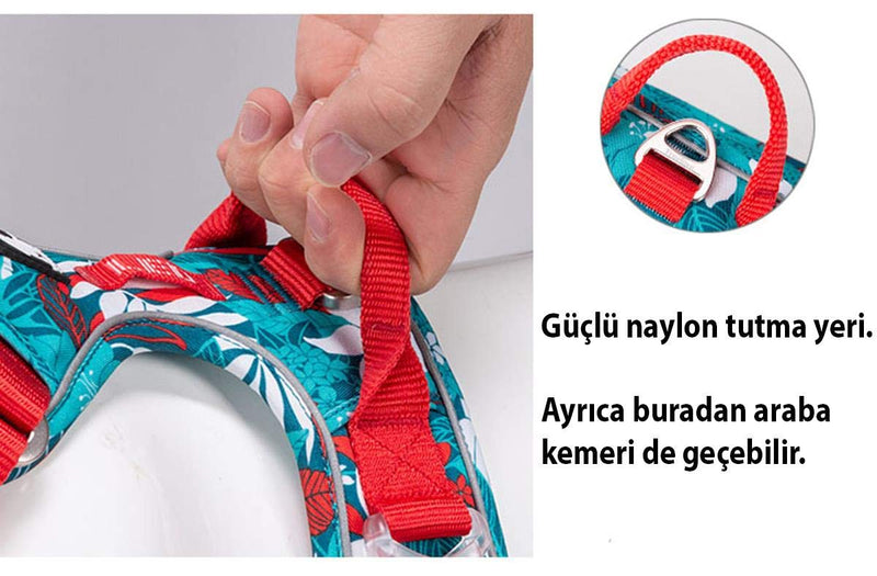 TRUE LOVE Dog Harness No Pull Nylon Reflective Soft Camouflage Pet Harness for Small Big Dogs Running Training TLH5653 Camouflage Blue L - PawsPlanet Australia