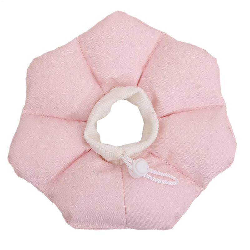 Cat Recovery Collar, Adjustable, Comfortable, Waterproof Pet Supplies | Kittens, Dogs, Rabbits, Chinchillas, Ferrets and Small Animals, for Wound Healing, Licking, Scratching, and Calming, Puppy Pink M