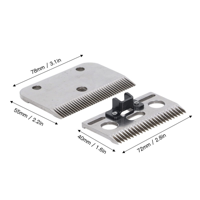 35 Teeth Horse Shears Replacement Blades, Detachable Universal Blades for Professional Horse Grooming Clippers - PawsPlanet Australia